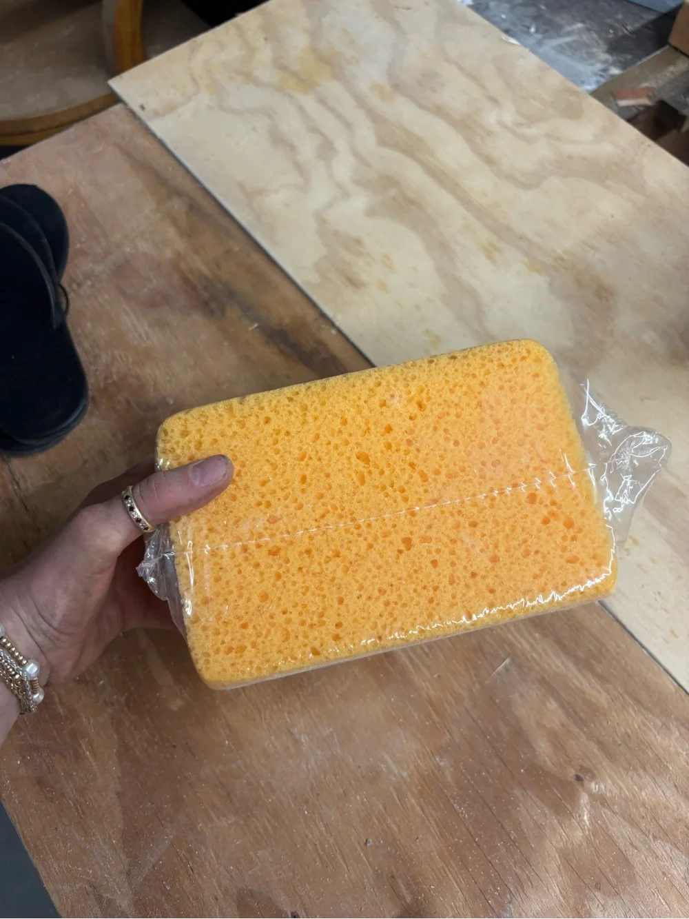 Floor Accessories Yellow Finish Sponge - Pack of 3